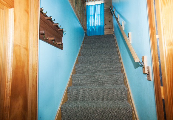 Staircase to UPSTAIRS