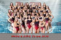2020 LHS Girls' Swim & Dive Team